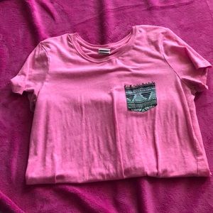 VICTORIA SECRET pink/aztec t shirt